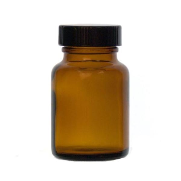 Bottle General Purpose 8oz Amber Glass Wide Mouth 12/Ca